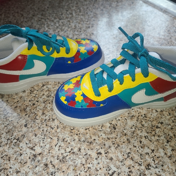 Custom painted toddler air force ones - Picture 5 of 5